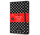 Moleskine Minnie Mouse, записная книжка, в линейку, Large, чёрная Moleskine Minnie Mouse, записная книжка, в линейку, Large, чёрная