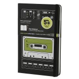 Нелинованная записная книжка Moleskine Audiocassette, черная Нелинованная записная книжка Moleskine Audiocassette, черная