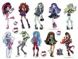 Монстр Хай (Monster High). Лист виниловых наклеек А4 Монстр Хай (Monster High). Лист виниловых наклеек А4