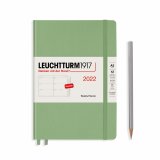 Leuchtturm1917 Еженедельник на 2022 год, неделя на развороте Muted Colours Sage (пастельный зеленый) Medium Leuchtturm1917 Еженедельник на 2022 год, неделя на развороте Muted Colours Sage (пастельный зеленый) Medium