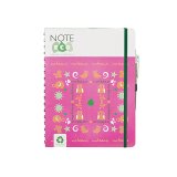 Note Eco Pink Garden A4- Note Eco Pink Garden A4-