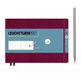 Leuchtturm1917 Medium Landscape Sketchbook Port Red (горизонтальный, винный) А5 Leuchtturm1917 Medium Landscape Sketchbook Port Red (горизонтальный, винный) А5