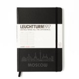 Leuchtturm1917 Medium Notebook Black Moscow Edition Leuchtturm1917 Medium Notebook Black Moscow Edition