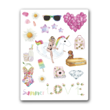 Summer Love. Лист виниловых наклеек А6 Summer Love. Лист виниловых наклеек А6