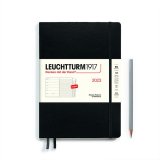 Leuchtturm1917 Еженедельник-блокнот на 2023 год, Composition неделя на странице, Black (черный) B5
