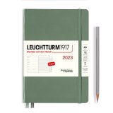 Leuchtturm1917 Еженедельник-блокнот на 2023 год, неделя на странице, Smooth Colors Olive (оливковый) А5 Medium Leuchtturm1917 Еженедельник-блокнот на 2023 год, неделя на странице, Smooth Colors Olive (оливковый) А5 Medium