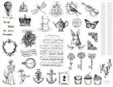 Mail art - 3. Лист виниловых наклеек А4 Mail art - 3. Лист виниловых наклеек А4