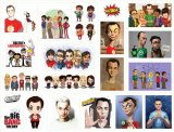 Теория большого взрыва (The Big Bang Theory). Лист виниловых наклеек А4 Теория большого взрыва (The Big Bang Theory). Лист виниловых наклеек А4