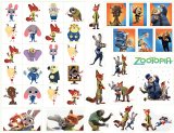 Зверополис (Zootopia). Лист виниловых наклеек А4 Зверополис (Zootopia). Лист виниловых наклеек А4