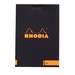Rhodia Блокнот Basics R №12 черный (нелинованный) А6 Rhodia Блокнот Basics R №12 черный (нелинованный) А6