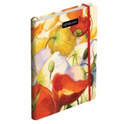 Дизайнерская записная книжка Art Blanc Fleur (в клетку), A6 Дизайнерская записная книжка Art Blanc Fleur (в клетку), A6