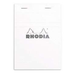 Rhodia Блокнот Basics №13 белый (в клетку) A6