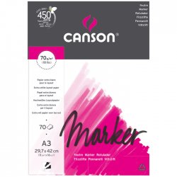 Canson Marker Layout — склейка для маркеров и каппилярных ручек A3 Canson Marker Layout — склейка для маркеров и каппилярных ручек A3