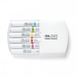 Winsor & Newton Pigment Marker Набор маркеров 6 яркие оттенки (x6) Winsor & Newton Pigment Marker Набор маркеров 6 яркие оттенки (x6)