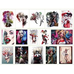 Харли Квинн (Harley Quinn). Лист виниловых наклеек А4 Харли Квинн (Harley Quinn). Лист виниловых наклеек А4