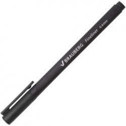 BRAUBERG "Carbon" Ручка капиллярная (линер) (0,4 мм, черные чернила) BRAUBERG "Carbon" Ручка капиллярная (линер) (0,4 мм, черные чернила)