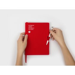 Caran d’Ache Записная книжка Office Grey 849 (серая) A5 и ручка шариковая 849 (желтый корпус)