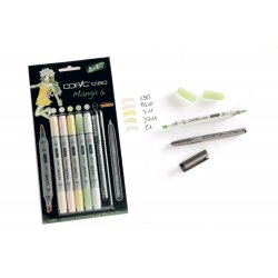 Copic Ciao Набор маркеров 6 цветов Manga 6 (x6)