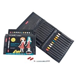 Copic Ciao Набор маркеров 12 цветов Manga-set School Uniforms в пенале (x12)
