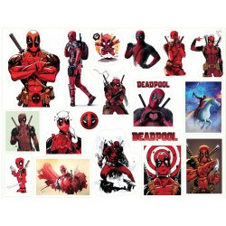 Дедпул (Deadpool). Лист виниловых наклеек А4 Дедпул (Deadpool). Лист виниловых наклеек А4