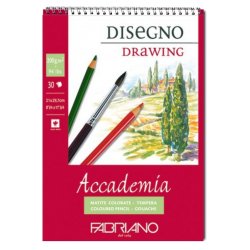 Fabriano Accademia Drawing - блокнот для зарисовок A4 спираль по короткой стороне Fabriano Accademia Drawing - блокнот для зарисовок A4 спираль по короткой стороне