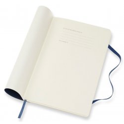 Moleskine Еженедельник Classic Soft WKNT (2019), Large, синий сапфир
