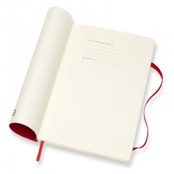 Moleskine Еженедельник Classic Soft WKNT (2019), Large, красный