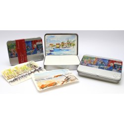 Hahnemuhle Watercolour Postcards набор открыток в жестяной коробочке А6