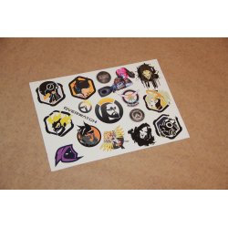 Overwatch. Лист виниловых наклеек А4 Overwatch. Лист виниловых наклеек А4