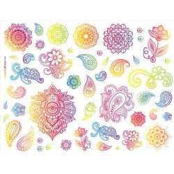 Paisley. Лист виниловых наклеек А4 Paisley. Лист виниловых наклеек А4