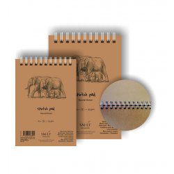 SMLT Скетчбук Sketch Pad Natural Brown на спирали А4 SMLT Скетчбук Sketch Pad Natural Brown на спирали А4