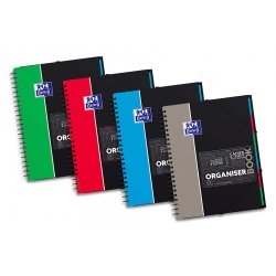 Тетрадь-папка на спирали Oxford SOS Notes ORGANISERBOOK A4+