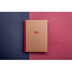 Foss paper Red Stripe Notebook A6