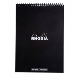 Rhodia Classic Блокнот на спирали (в точку) A4, черный Rhodia Classic Блокнот на спирали (в точку) A4, черный