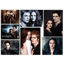Сумерки (Twilight). Лист виниловых наклеек А4 Сумерки (Twilight). Лист виниловых наклеек А4