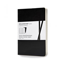 Записная книжка Moleskine Volant (в линейку, 2 шт.), Pocket, черная Записная книжка Moleskine Volant (в линейку, 2 шт.), Pocket, черная