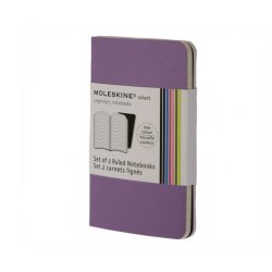 Записная книжка Moleskine Volant (в линейку, 2 шт.), Pocket, пурпурная Записная книжка Moleskine Volant (в линейку, 2 шт.), Pocket, пурпурная